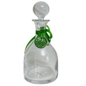 Luxury Decanter by William Yeoward Country Clear Glass Bottle with Stopper
